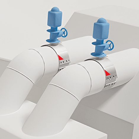 T-Connection to existing pipe