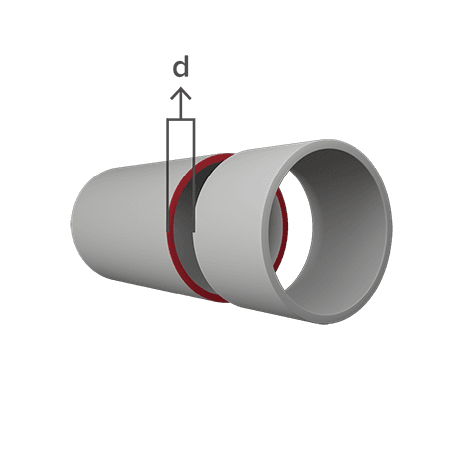 Connect pipes with coupling