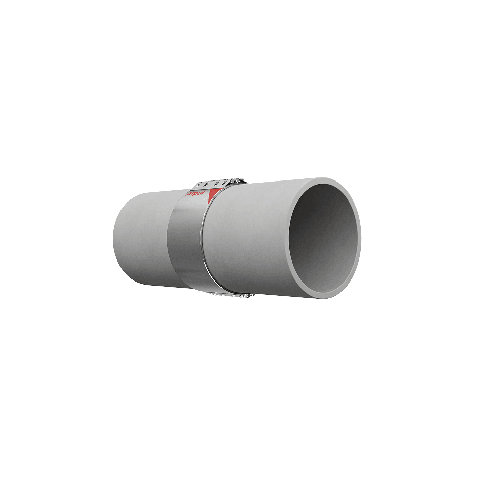 Repair pipers with a coupling that can be opened and installed  around the pipe